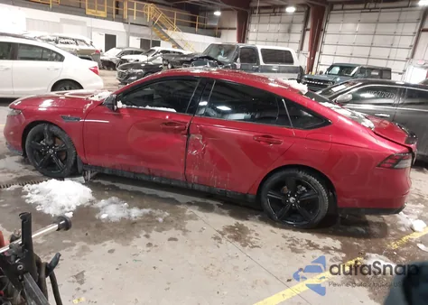 2023 Honda Accord Hybrid Sport-L из США, поврежденный, VIN 1HGCY2F71PA002075